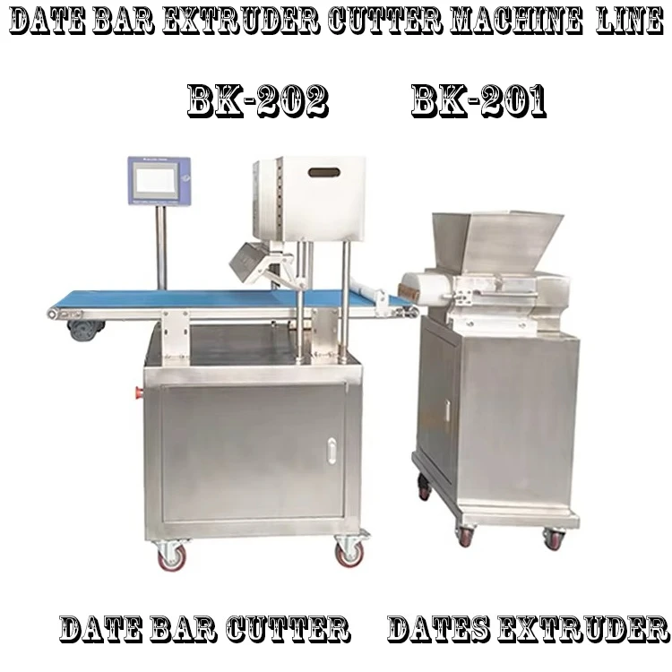 Automatic High-Accuracy Small Date Bar Making Machine SUS304 Fig Bar Extruder Machine Production Line