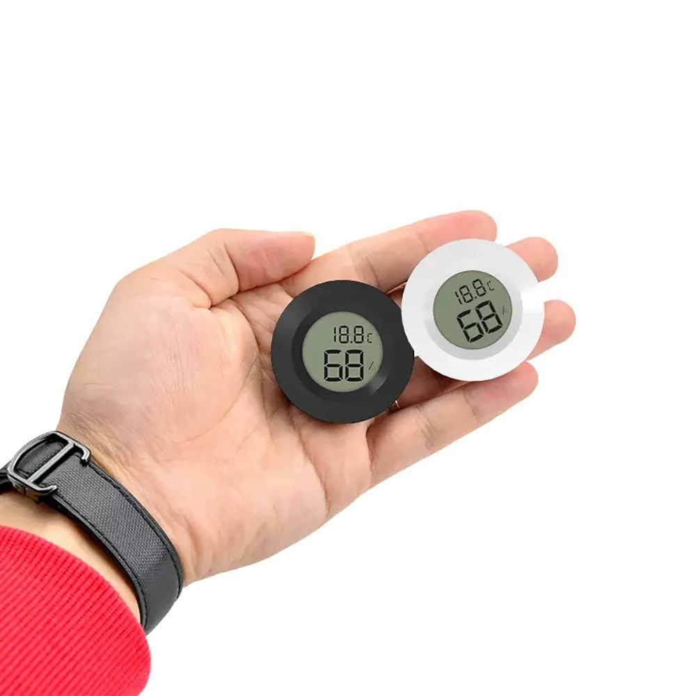 1 قطعة LCD ميزان الحرارة الرقمي الرطوبة غرفة داخلية الإلكترونية درجة الحرارة مقياس الرطوبة الاستشعار محطة الطقس المنزل #1