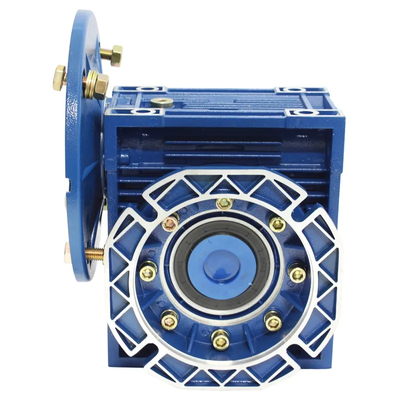 Alta Qualidade Worm Speed Gear Motor Redutor com Pés, Vertical, NMRV090