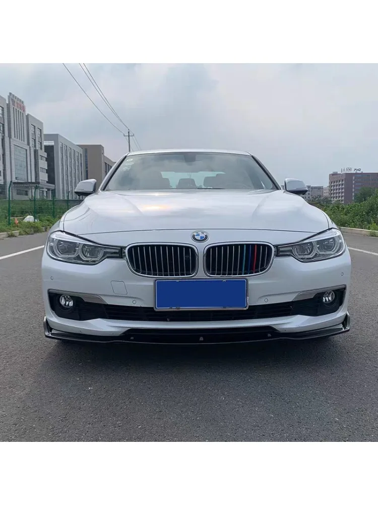 Pare-chocs avant de voiture pour BMW Série 3, F30, F31, 2013-2019, kit de tuning ABS Canard, séparateur Spomicrophone, couvercle de protection, diffuseur