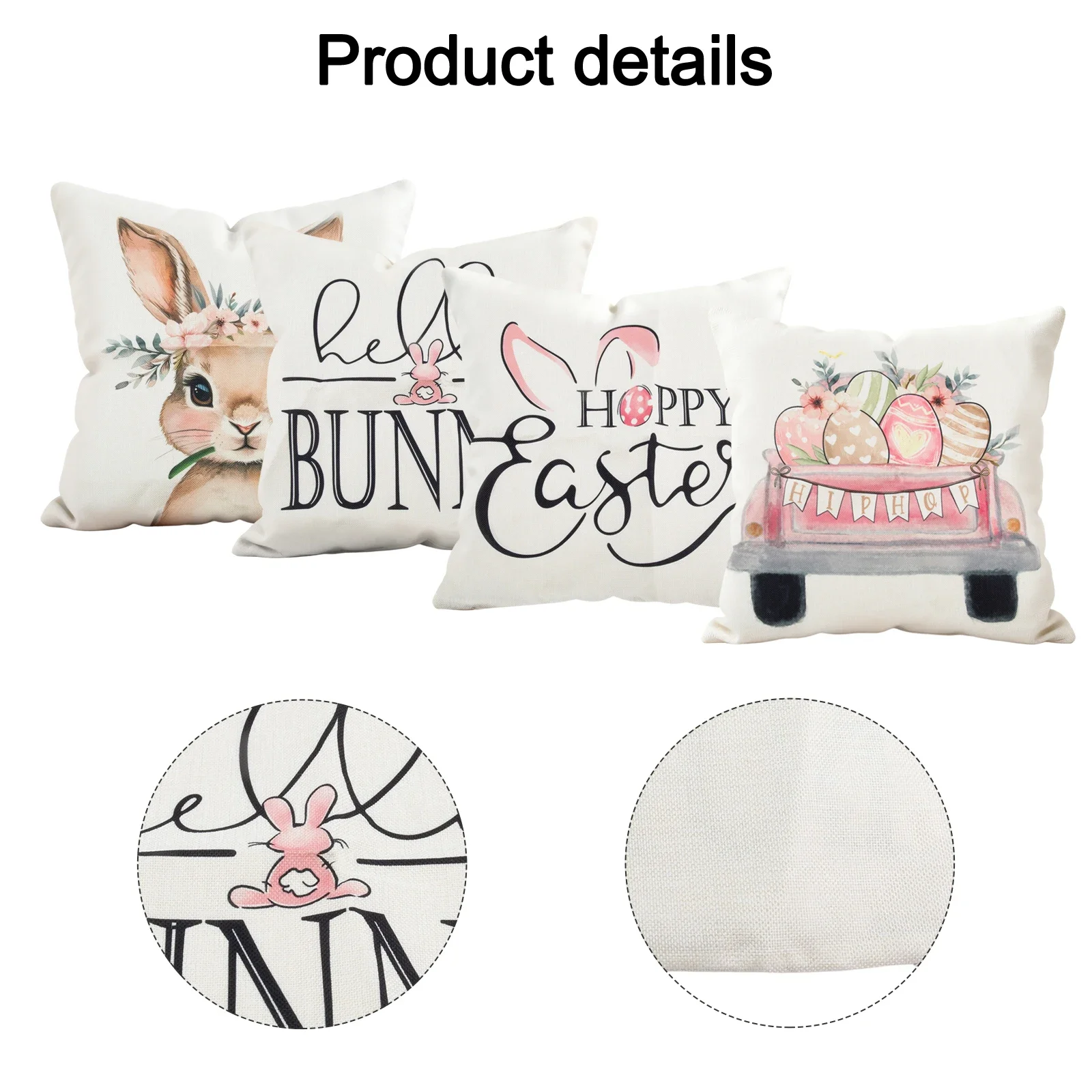 Couch Accessories Throw Pillow Covers Indoor Outdoor Pillow Comfortable Linen Pillowcases Furniture Chic Pattern