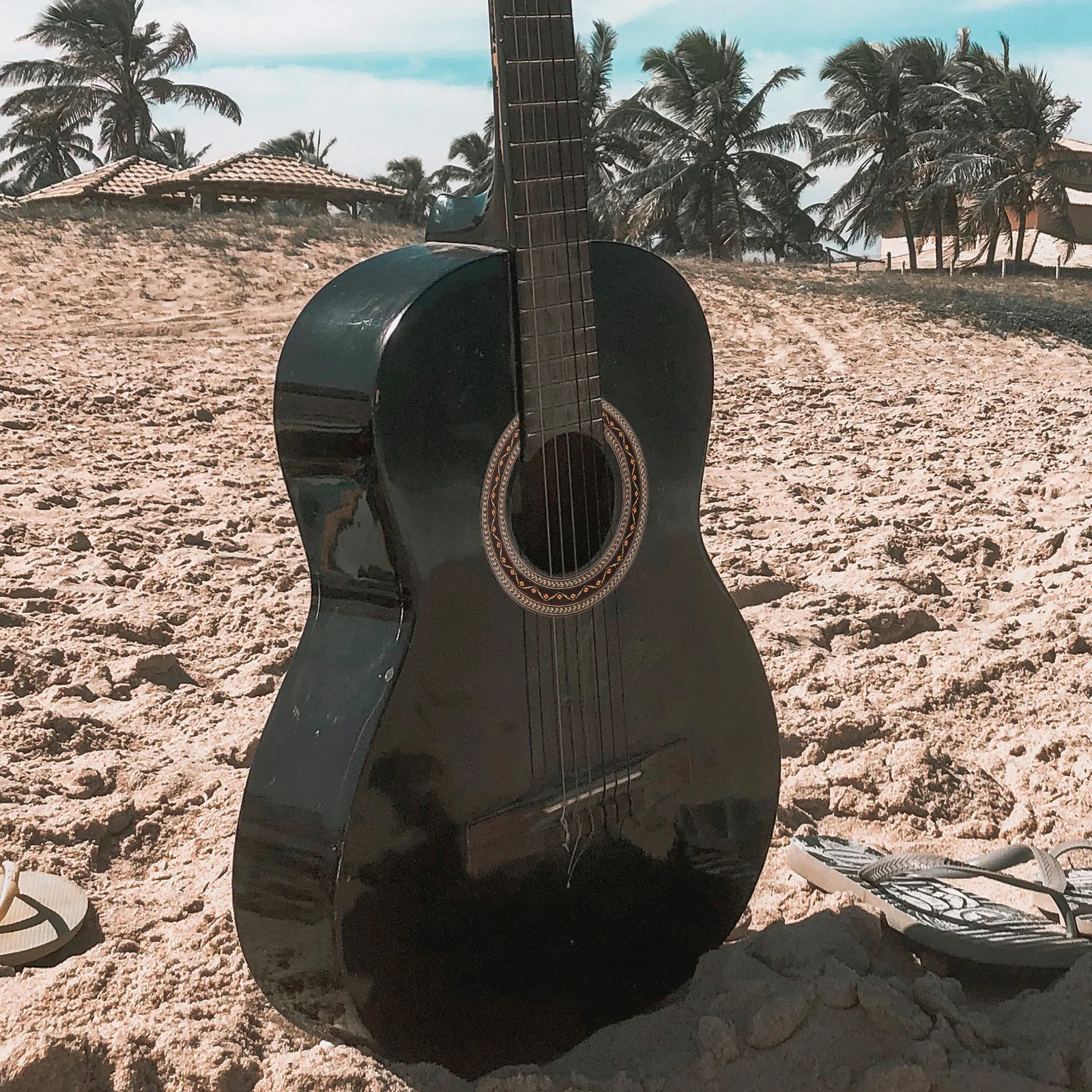 

Guitar Soundhole Rosette For Acoustic Guitar Wood Inlay Decoration Vintage Style Trim Enhancing Tone Aesthetic Appearance