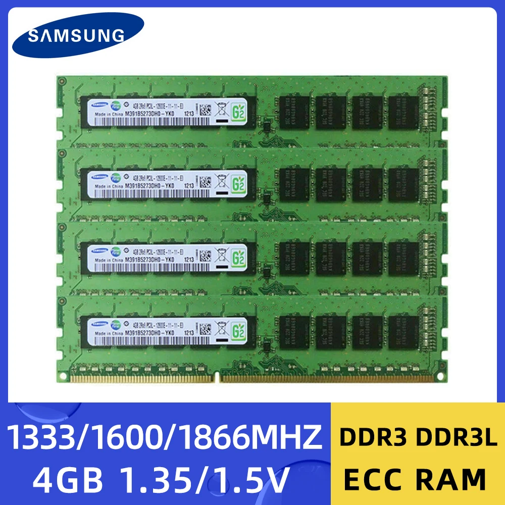 

Серверная память Samsung DDR3 DDR3L 4 Гб 1333 МГц 1600 МГц 1866 МГц