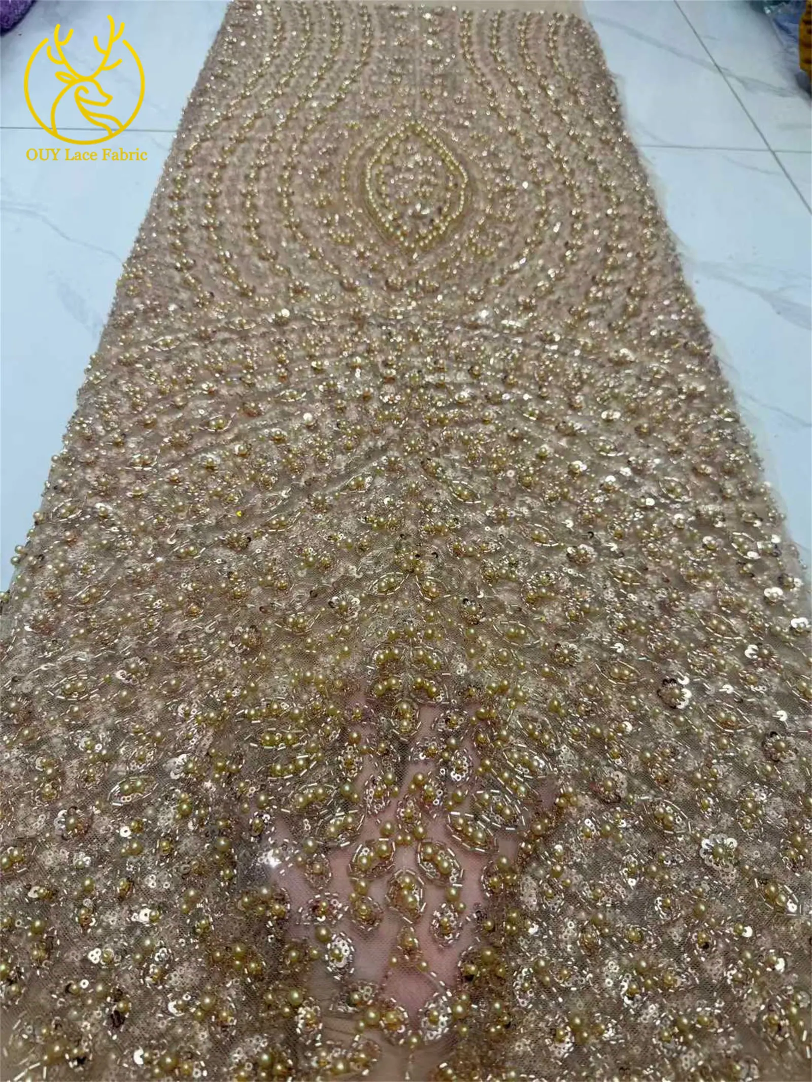 녹색 아프리카 신랑 비즈 장식 레이스 원단 2026 고품질 나이지리아 튤 스팽글 레이스 원단 웨딩 파티 드레스용