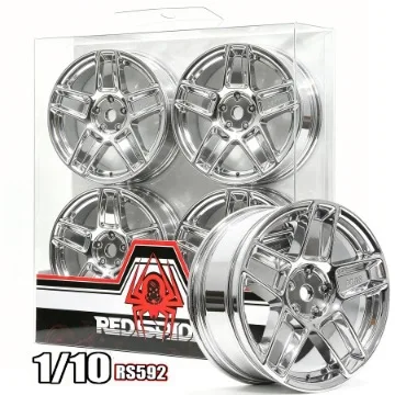 RS Red Spider 1/0 Flat Drift  Nylon Wheel R592 Fit for Tamiya TT01 TT02 XV01 XV02