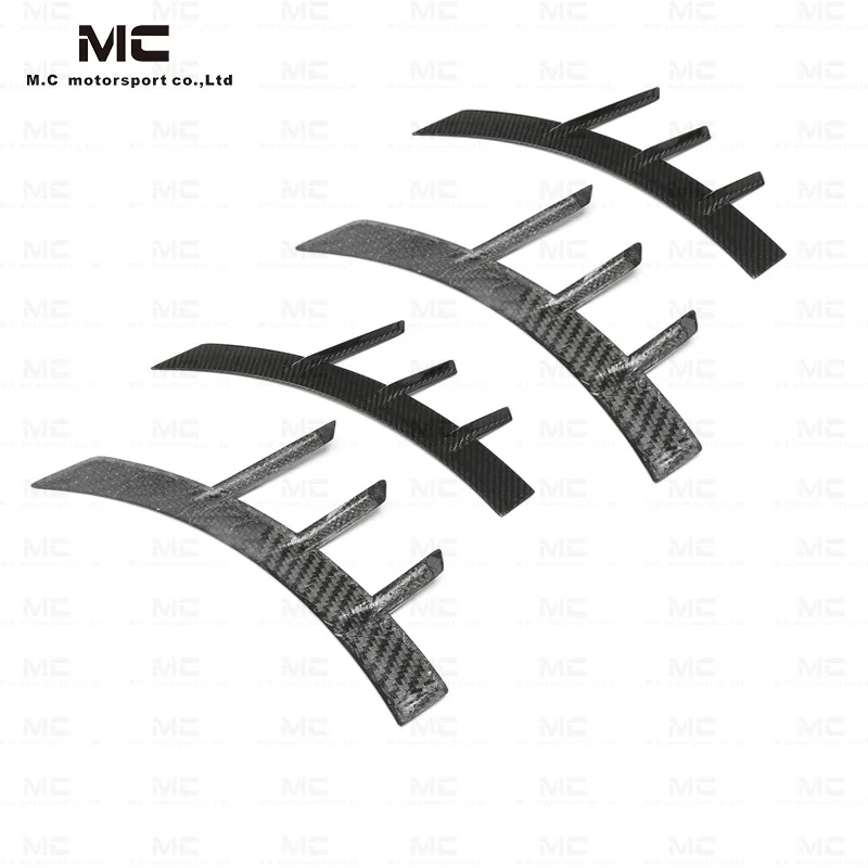 For BMW M2 G87 Front Wheel Eyebrow Carbon Fiber Wheel Trims Fender Flare 4PCS