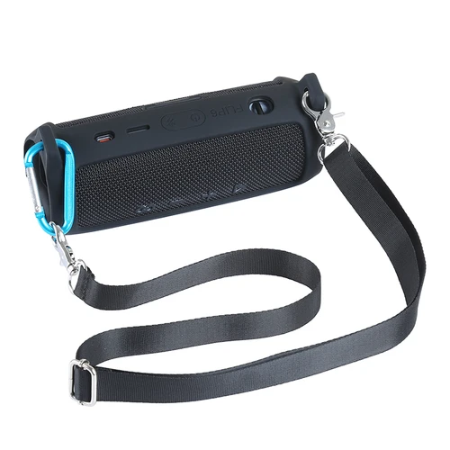 Imagen 2 del producto ZOPRORE-bolsas de viaje duras de EVA para exteriores, caja de almacenamiento + funda de silicona suave para Altavoz Bluetooth JBL Flip 6 para funda JBL Flip6