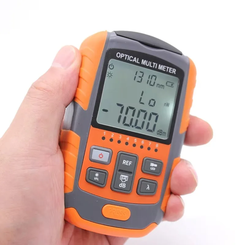 LKS260 Series All-in-One Mini OPM Handheld Power Meter With Wavelength Memory Function Fiber Optic Testing Equipment