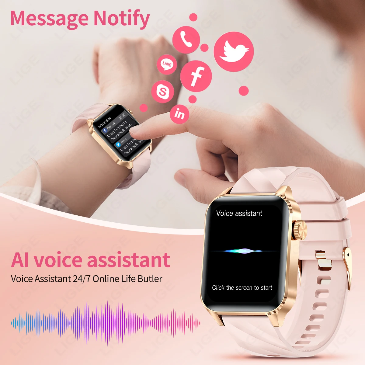 2025 Yeni Kadın Akıllı İzle Er - Watches Ladies Smartwatch incelemesi ve fiyatı