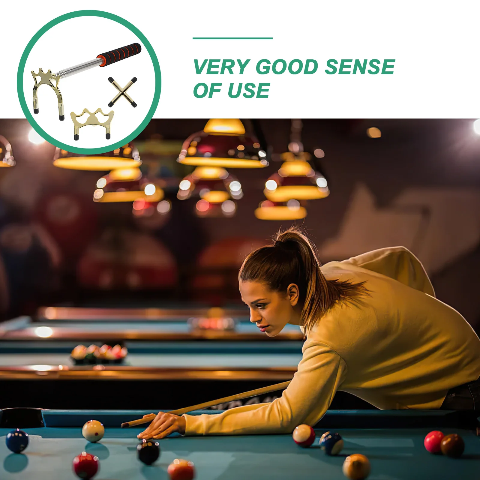 

1 set 1 Set Bridge Metal Stick Holder For Billiards Table Snooker Cue Stand Pool Bridge Stick Cue Rest Pool Table Supplies