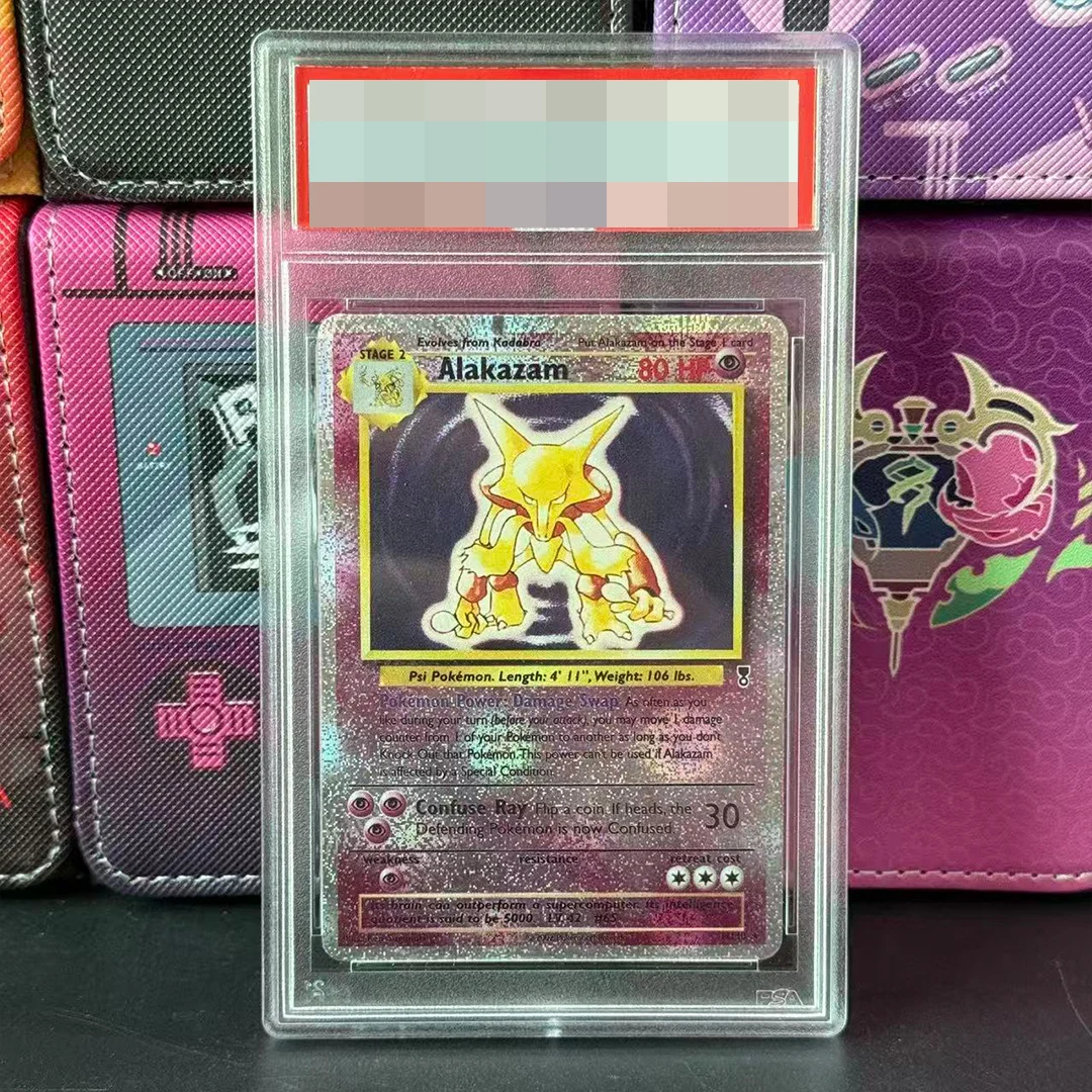 

DIY Proxy 2002 Legendary Collection P.M. Card #1 Alakazam -Reverse Foil Graded Cards PTCG Anime Gift Classic Toy