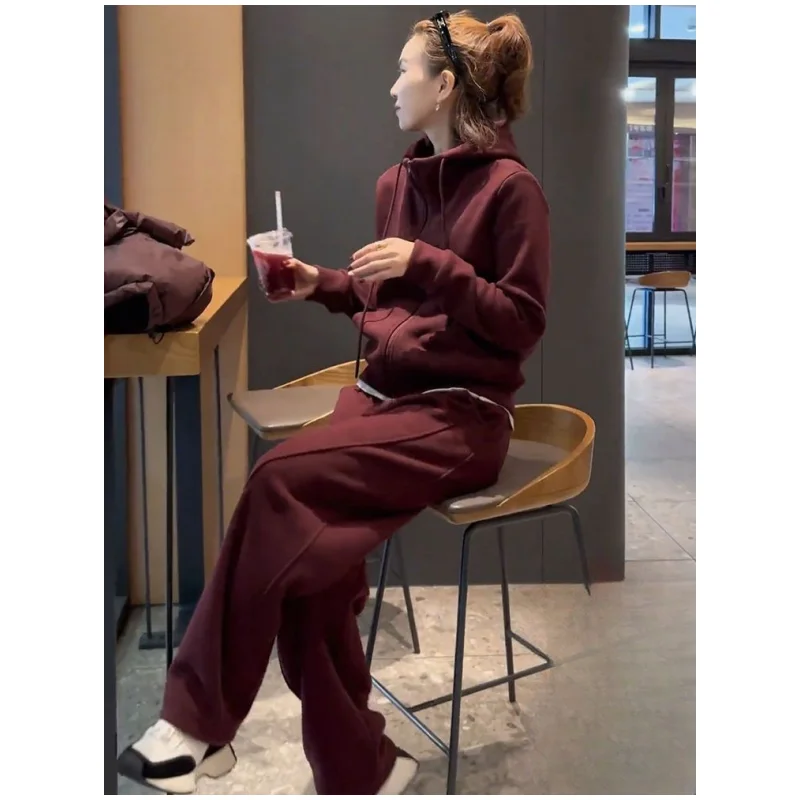 

Большой размер, осенне-зимний японский повседневный спортивный комплект, мужская свободная толстовка с капюшоном, длинные брюки, комплект из двух предметов для подростков