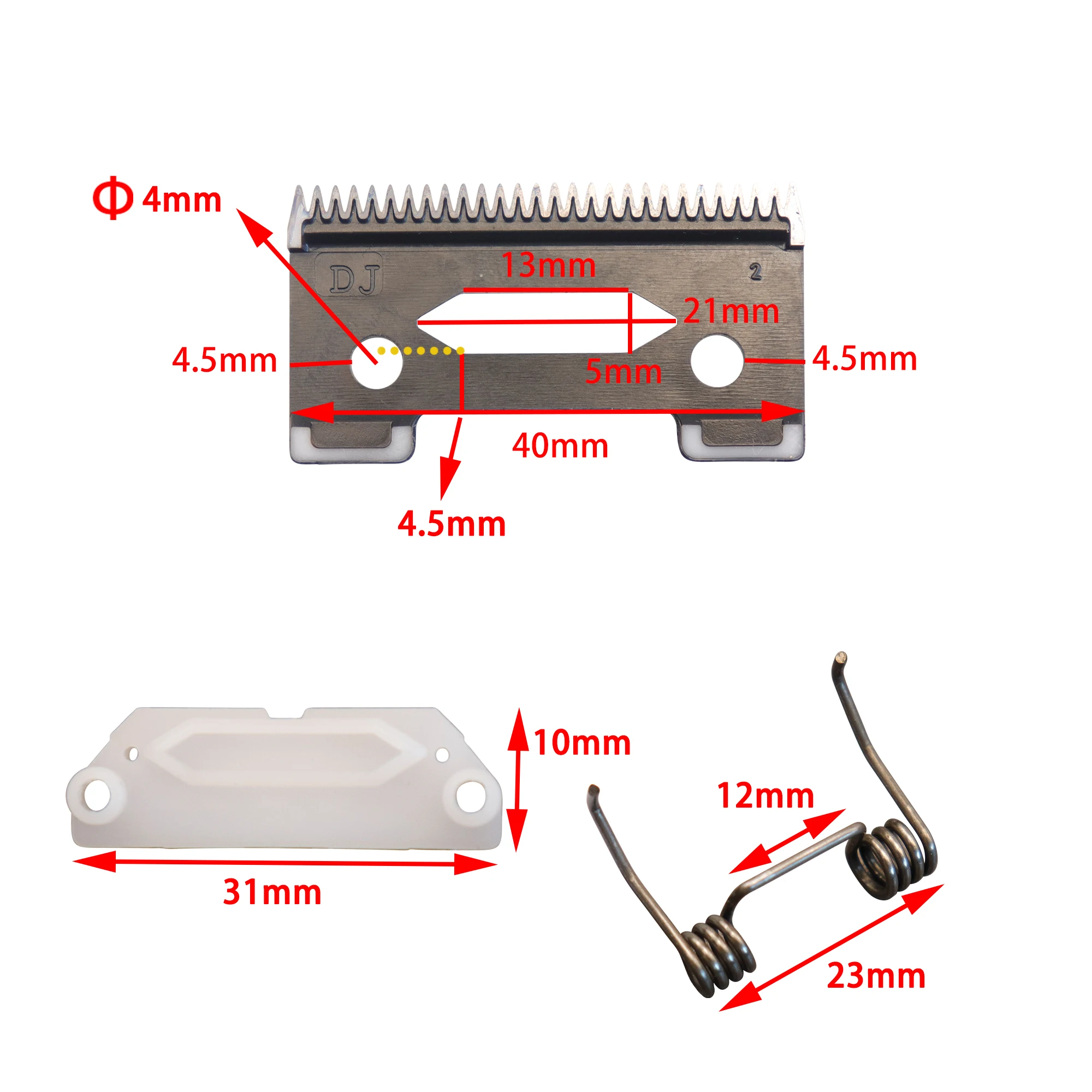 Hclippers 1set/2 stücke haars ch neider cam folgen ersatzteile mit frühlings haars chneide maschine zubehör für hc231