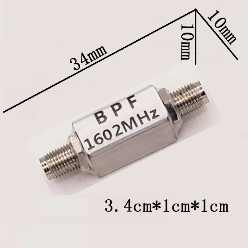 Filtr przepustowy L1 Pasmo pasma Filtr przepustowy 1602 MHz Filtr przepustowy pasma