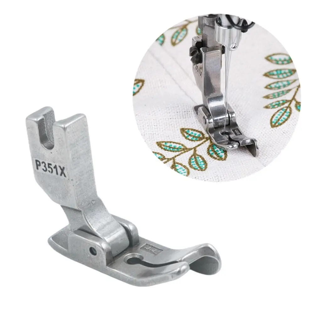 1 pçs 3mm-10mm p351x guia de borda direita calcador pé novo calcador de parede lateral direito guia pés ferramentas de costura industrial