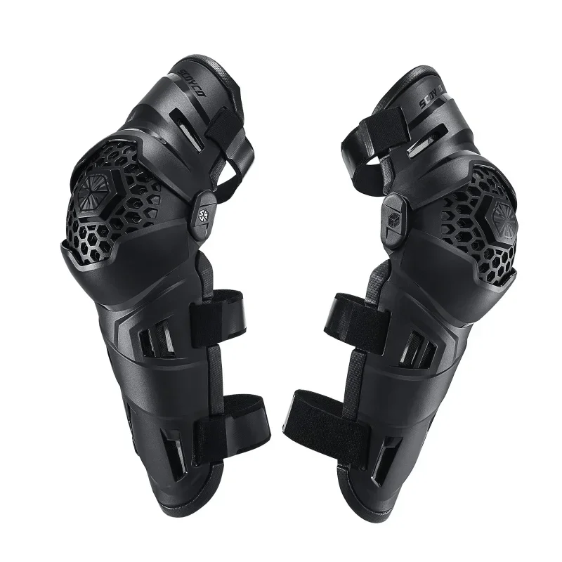 Motorcycle Riding Gear Protectors Knee Pads Elbow Pads Adjustable Protective Sports Motorbike Knee Guard