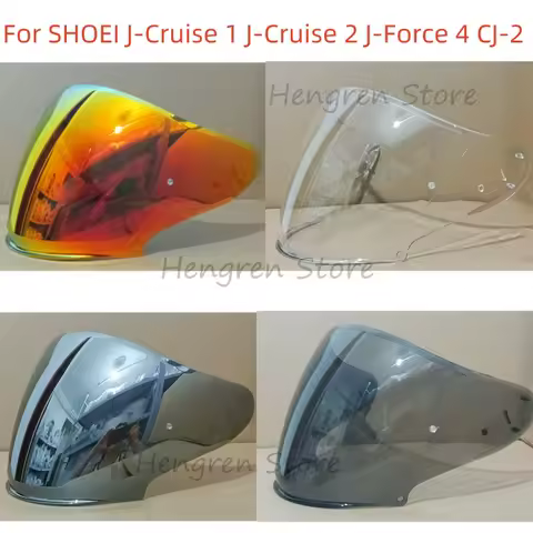 Helmet Visor for SHOEI J-Cruise 1 J-Cruise 2 J-Force 4 CJ-2 Motorcycle Helmet Lens Open Face Shield Viseria Capacete Moto Glasse