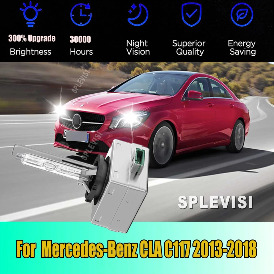 

35W D3S Xenon HID Headlight Bulb high-temperature resistance metal base For Mercedes-Benz CLA C117 2013 2014 2015 2016 2017 2018