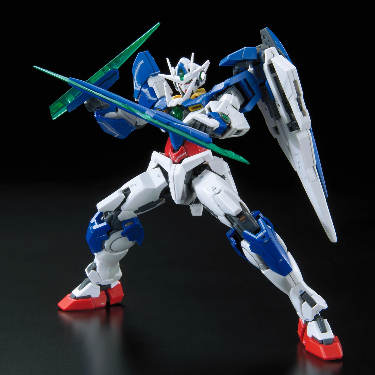 In stock Bandai 1/144 RG 21 Quantum 00Q GNT-0000 QAN [T] Gundam Assembly Model Action Doll Series Accessories Anime Toys Gifts