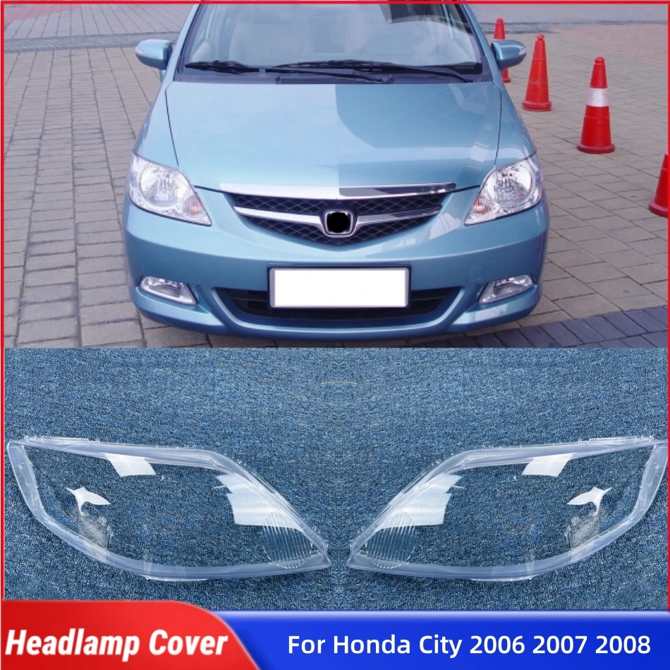 

Для Honda City 2006 2007 2008, автомобильные аксессуары, передняя фара, крышка лампы, стеклянные фары