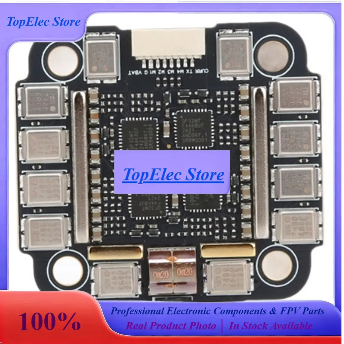 TopEsA72Z 75A 4IN1 ESC V3.2 High Current Gold-Sealed ESC Supports Multiple Firmware For FPV Drones