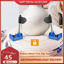 Pottery Wheel Clip Tool Pottery Machine Accessories Crafts ABS Potter's Ceramic Clay Polymer Scraping Modelling Repair Tools