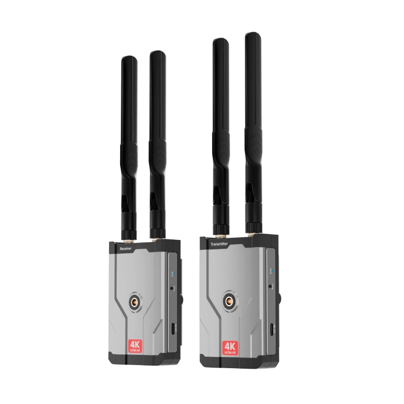 Hoomc DT263W Sender- und Empfänger-Kit, 150 m, 4K30 Hz Reichweite, unterstützt verschiedene Audio-Video-Geräte, Videosplitter und Konverter