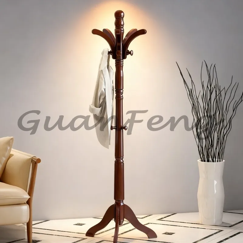 Entryway Living Room Freestanding Coat Rack, Floor Standing High-End Chinese & American Style Clothes Hanger