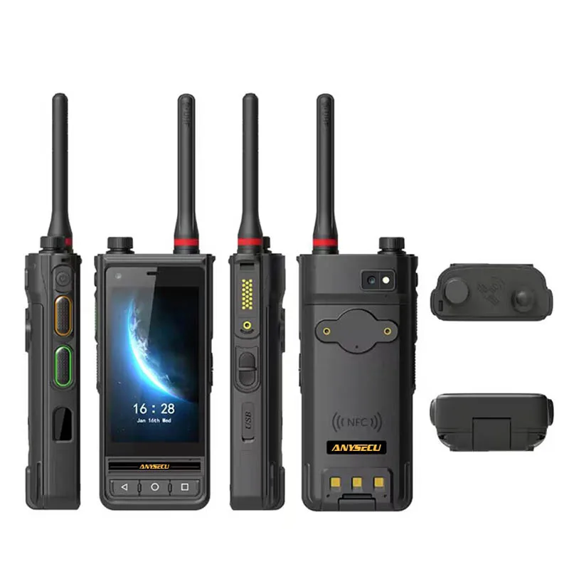 2023 IP67 Waterproof E81 Rugged phone 4G LTE Network Radio DMR + UHF 400-470MHZ POC Walkie Talkie Smart Mobile Phone