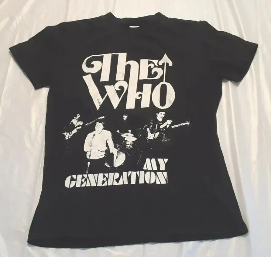 The Who My Generation Rock Band T Shirt Size Medium Pete Townshend 100 Cotton