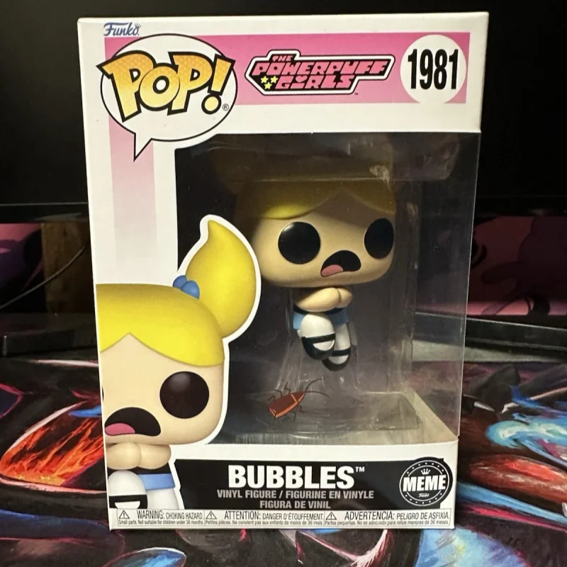 Auténticas Burbujas de las Chicas Superpoderosas # Figuras de Acción de 1981, Funko Pop, Decoración, Modelo de Juguete, Edición Limitada, Colección, Regalo