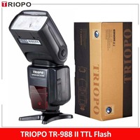 TRIOPO TR-988 II Professional Speedlite TTL Flash with High Speed Sync for Canon Nikon DSLR Cameras