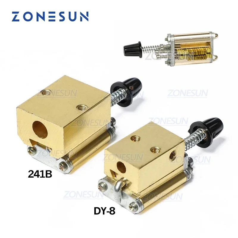 

ZONESUN Mould holder of ribbon printer DY8 HP241 coding device heat head of stamping printer heat block printer letter die cave