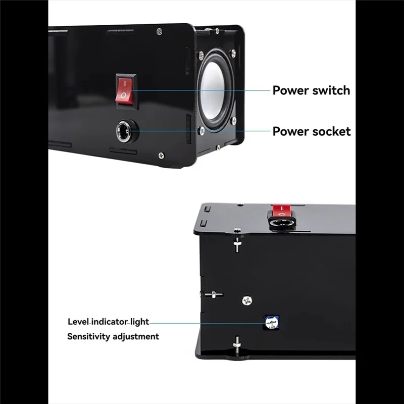 Новый! !Bluetooth 5.0-совместимый комплект FM-радио с индикатором уровня с голосовой активацией — электроника своими руками