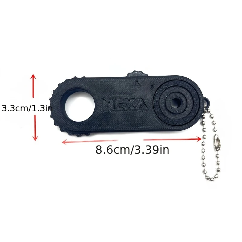 3D Printing Decompression Artifact Gear Finger Decompression Buckle Durable Material Hanging Decoration Pendant Hanging Decorati
