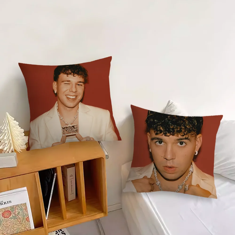 Rapper Q-Quevedo cushion cover Living Room Accent Couch Back Support Square Lounge Restful Nap Companion Pillow Case