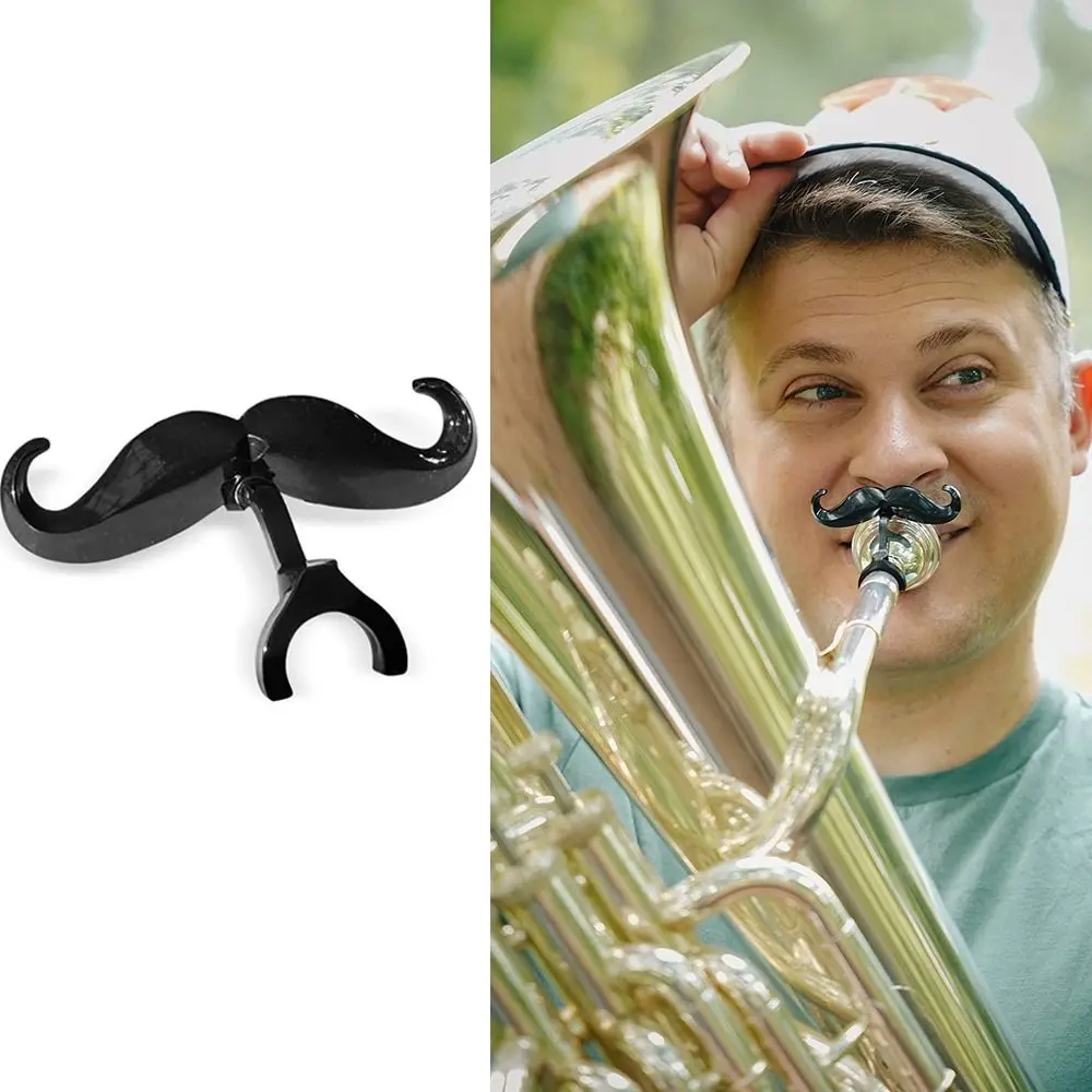 Humorous Trombone Clip On Mustache Euphonium Accessory Trombone Gear Trombone Accessories Convenient Multipurpose