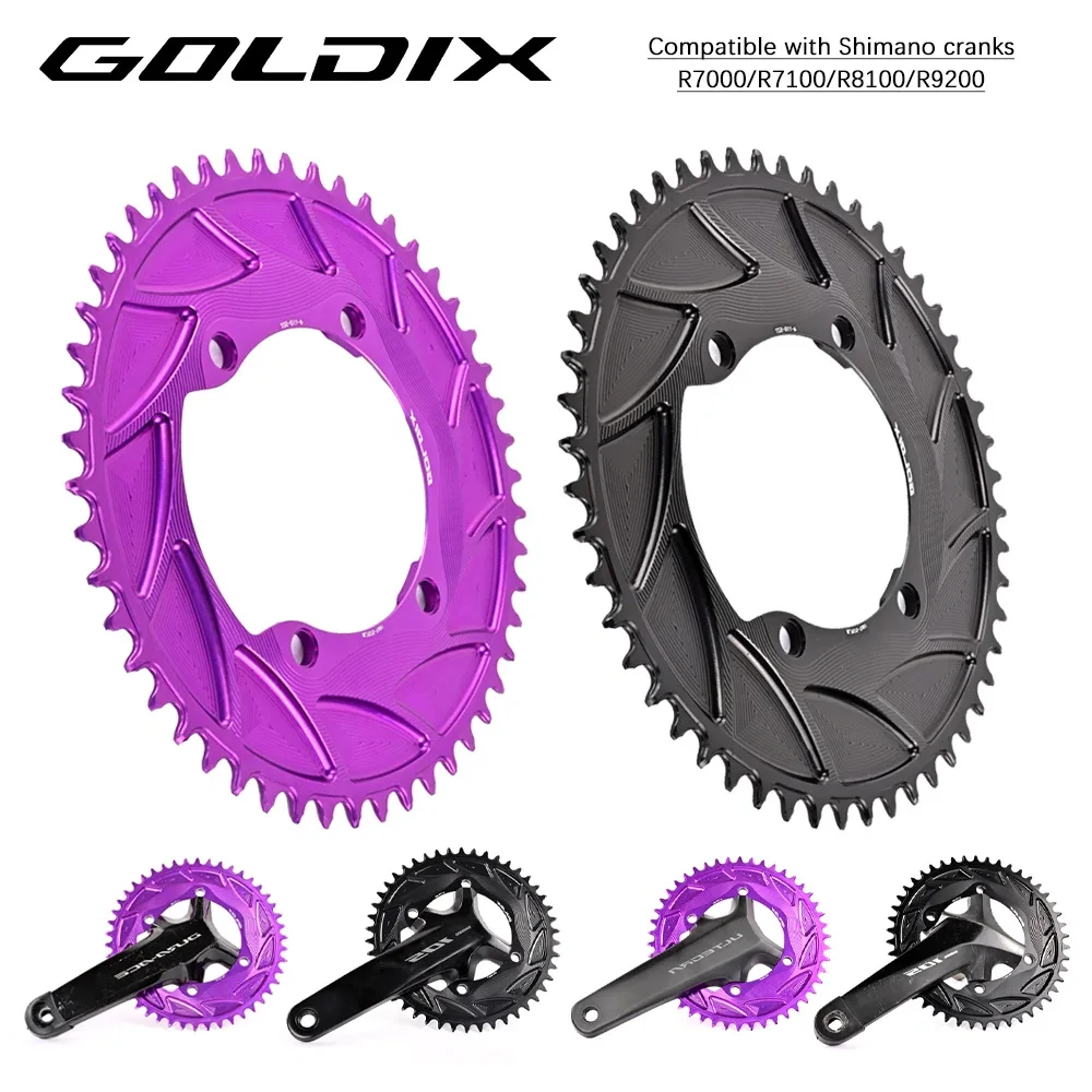 

Звездочка GOLDIX для шоссейного велосипеда 110BCD для Shimano R7000 R8000 R9200, звездочка 46 48 50T 52T 54T 56T, велосипедная звездочка