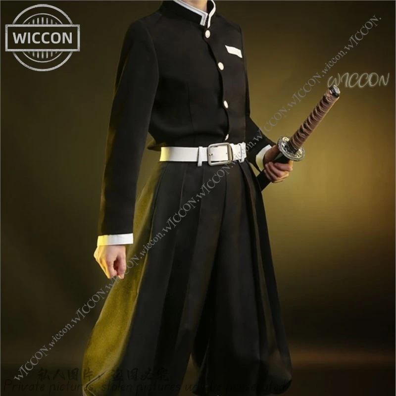 Kamado Tanjiro Kamado Nezuko Agatsuma Zenitsu Kochou Shinobu Kanroji Mitsuri Iguro Obanai Tokitou Muichirou Cosplay Costume Set