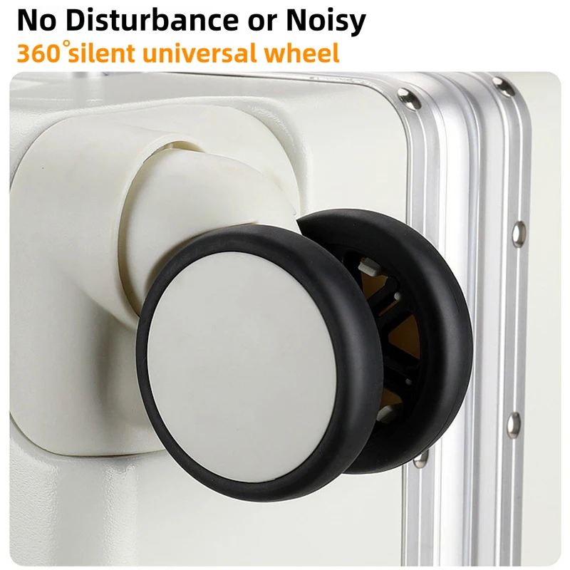 Valigie da viaggio di grandi dimensioni con ruote con telaio in alluminio Trolley da viaggio impermeabile anti-collisione per uomo