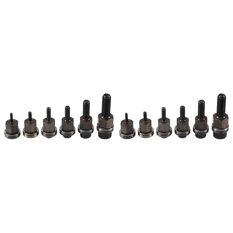 2PackX(6Pcs Hand Rivet Nut Head Nuts Simple Installation Manual Riveter Rivnut Tool Accessory for Nuts M3 M5 M6 M8 M10)