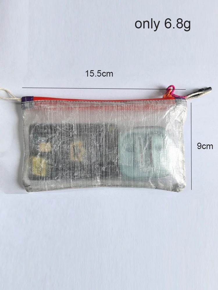 DCF Outdoor-Geldbörsenhalter, wasserdicht, ultraleicht, nur 6,8 g, Geldbörse, Schlüsselkarten-Geldbeutel, Münzaufbewahrungstasche für Reisen, Wandern – Detail 4
