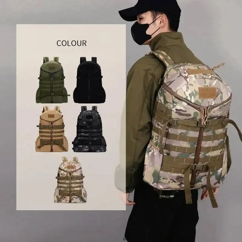 

L Waterproof Fishing Hunting Trekking Bag Tactical Outdoor Sports Camping Hiking Camouflage Backpack Daypacks
