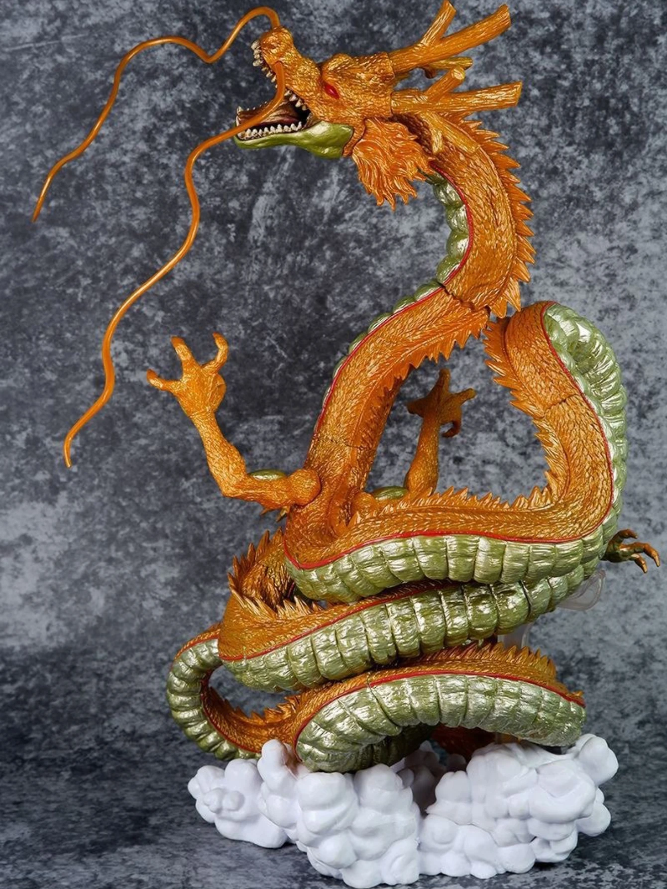 37 センチメートル新ドラゴンボールアニメフィギュア神龍周辺シーン像 PVC モデルデスクトップ飾る収集装飾品誕生日ギフトのおもちゃ