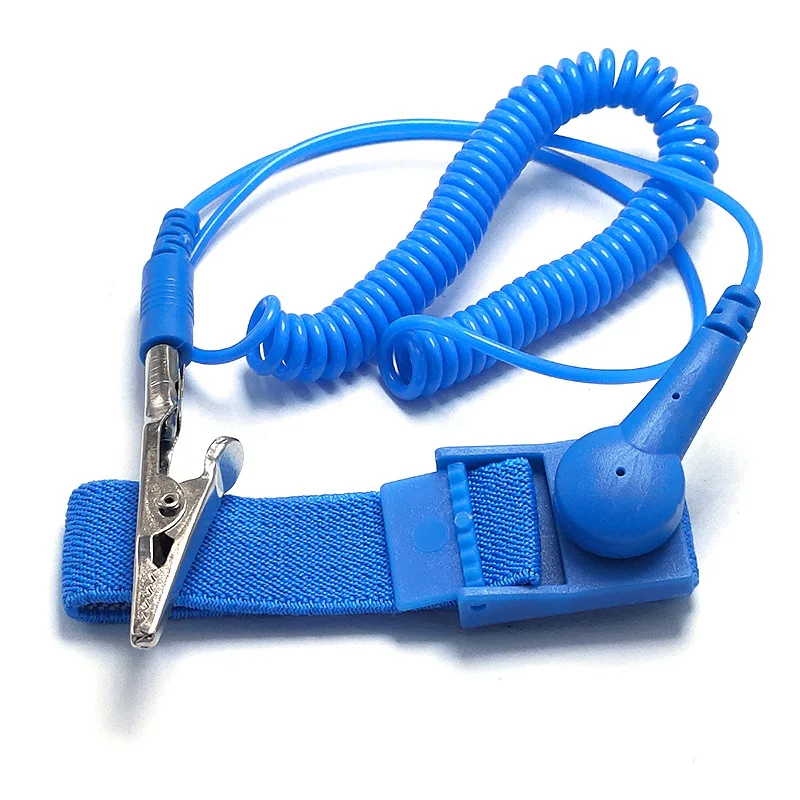 PVC wired anti-static wrist bracelet ESD with rope ring lengthened