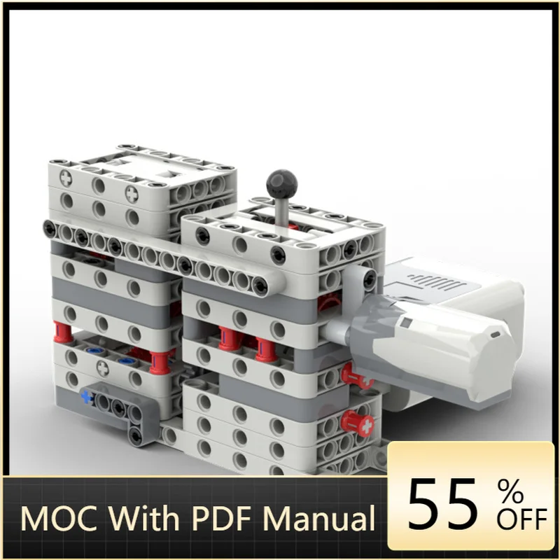 

185 Parts MOC Gearbox With Four Gears & Neutral Model Building Block Creative DIY Assembly Toys Children Adults Christmas Gifts