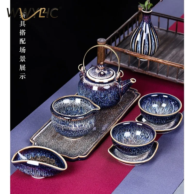 Suitable for Retro Ceramic Tea Lotus   Take Teaspoon Shovel Household Ceremony Accessories