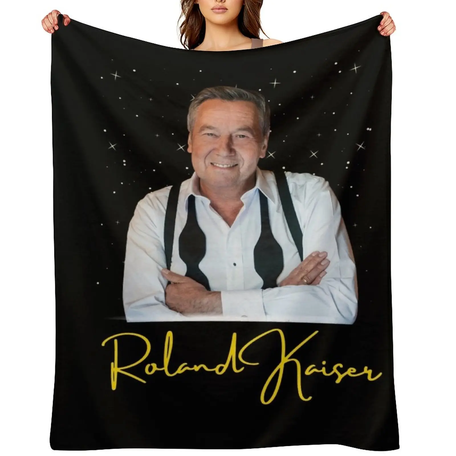 

Roland Kaiser-roland kaiser festival- roland kaiser merch Throw Blanket Hair Heavy Single Personalized Gift Blankets