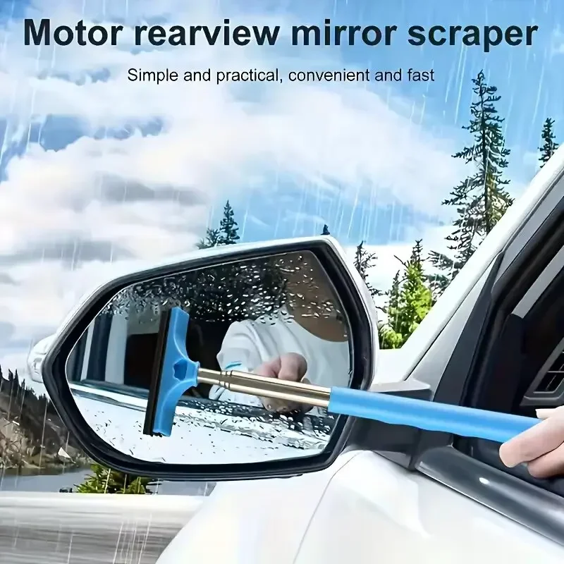 1PCS Portable Rearview Mirror Wiper for Automotive New Retractable Car Windshield Wiper Arm Portable Auto Products NEW
