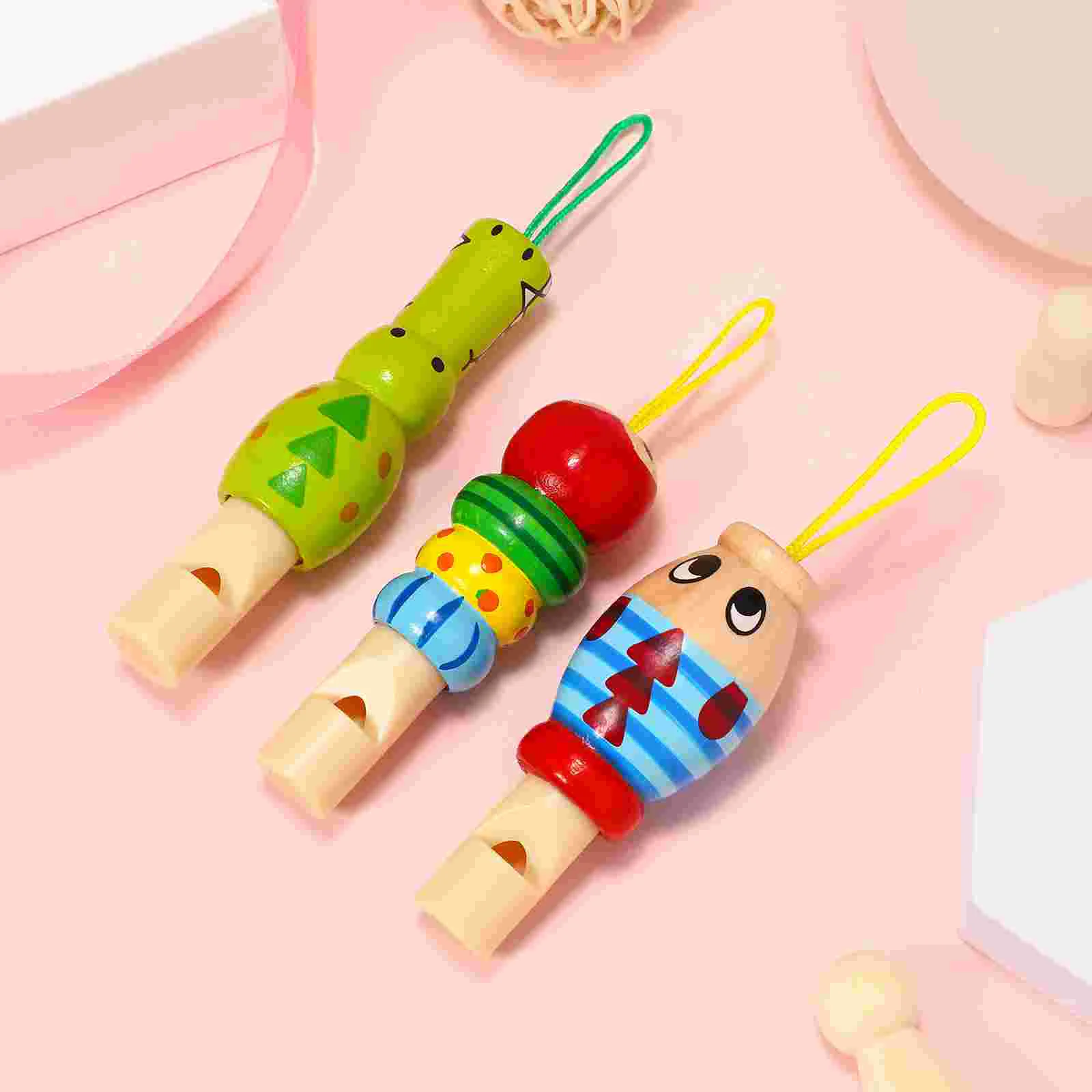 3 Pcs Infant Developmental Toys Animal Whistle Music Gifts Train Children Baby for Babies